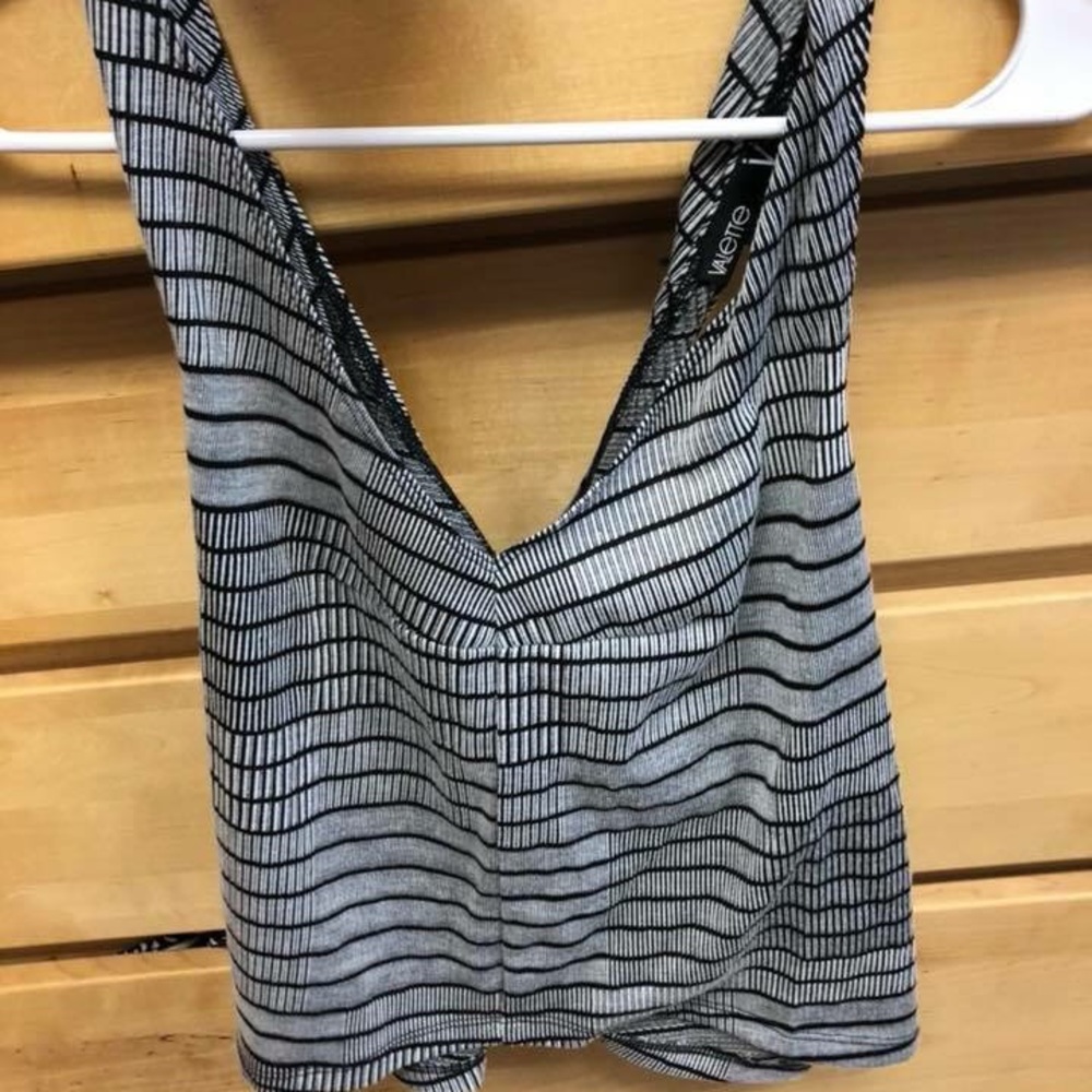 Black and white tank